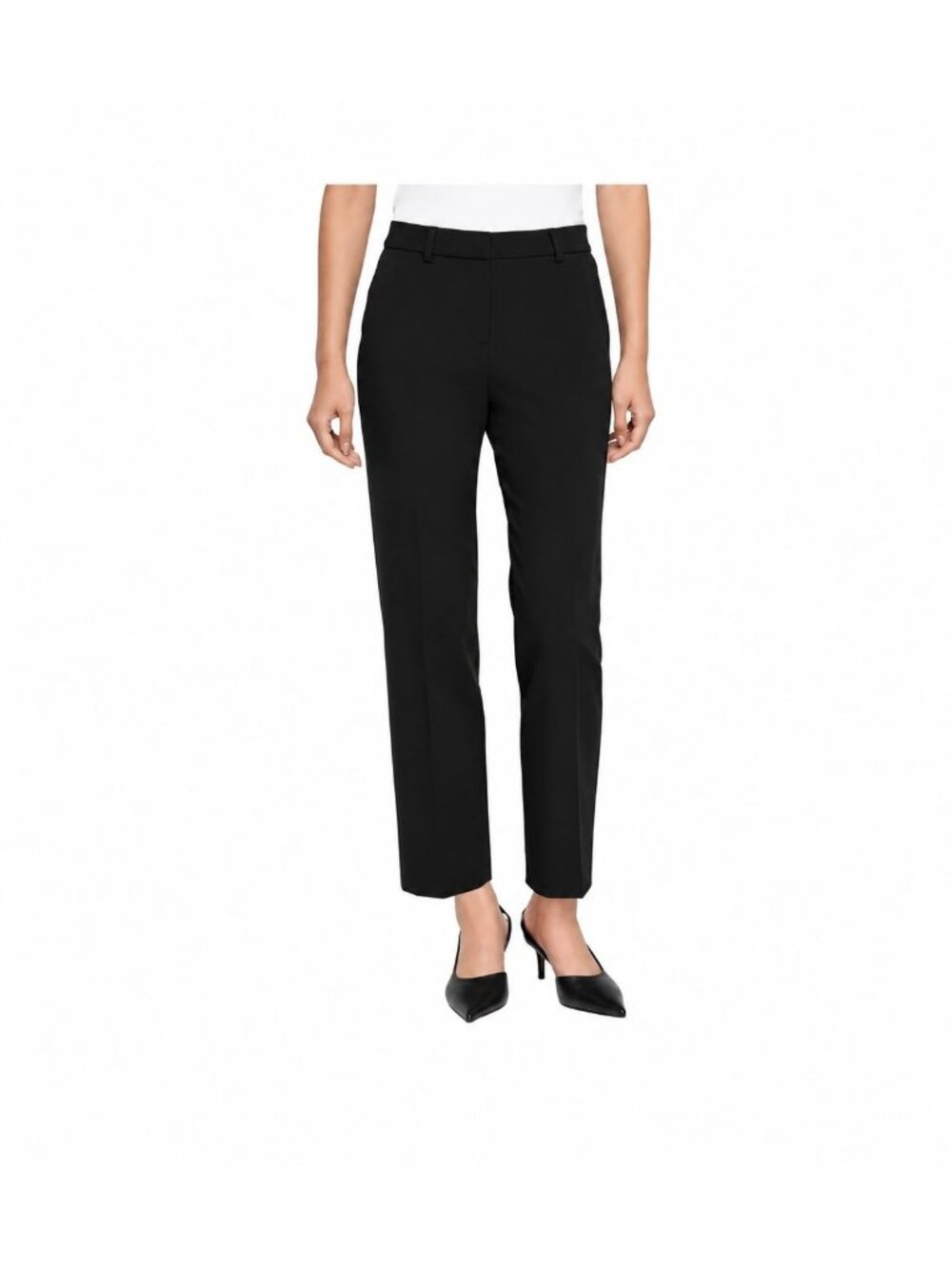 Express Womens Black Ankle Pants Size 6 With 27" Inseam